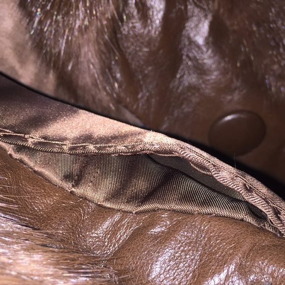 Edward Reilly & Co. Woman’s Genuine Fur and Leather Coat Size XL - Picture 11 of 13